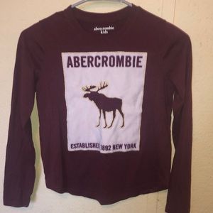 Girls long sleeve Abercrombie shirt